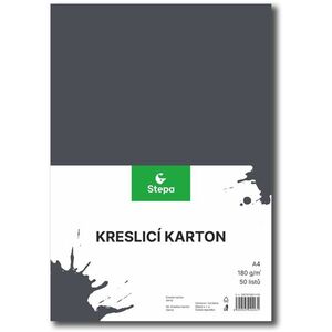 STEPA rajzlap, A4, 50 lap, 180 g/m2, fekete kép