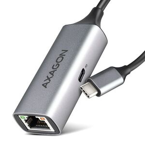 AXAGON ADE-TXPD, Gigabit Ethernet LAN network adapter, USB-C 5Gbps, PD 100W kép