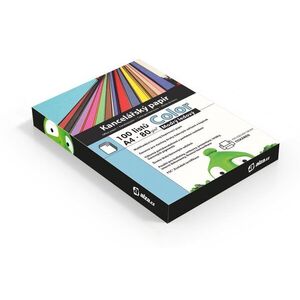 Alza Color A4 jégkék 80g 100 lap kép
