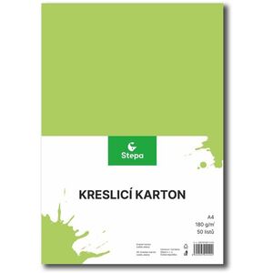 STEPA rajzlap, A4, 50 lap, 180 g/m2, világoszöld kép