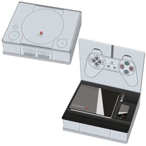 PlayStation - Classic - ajándékcsomag (ivópalack, jegyzetfüzet, medál, toll) kép