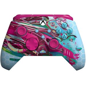 PDP Rematch Glow Wired controler, Xbox Series X|S, Xbox One, PC, kék-rózsaszín kép