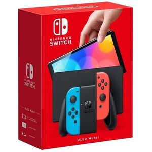 Nintendo Switch (OLED model) Neon blue/Neon red kép