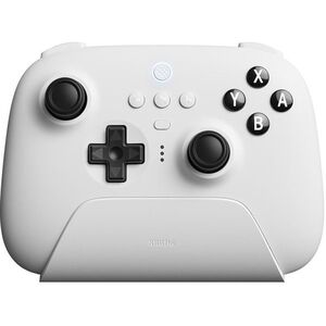 8BitDo Ultimate Wireless Controller with Charging Dock - White - Nintendo Switch kép