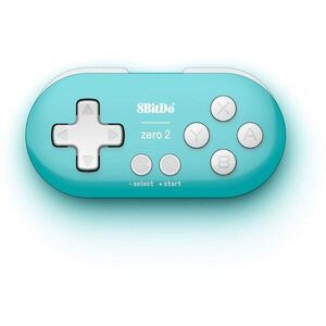 8BitDo Zero 2 Wireless Controller - Turquoise Edition - Nintendo Switch kép