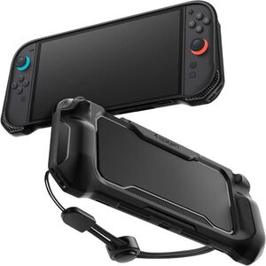 Spigen Rugged Armor Matte Black Nintendo Switch 2 kép