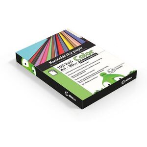 Alza Color A4 pasztellzöld fényes 80g 100 lap kép