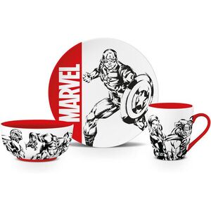 Marvel tál, tányér, bögre, ajándék szett kép