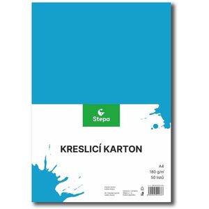STEPA rajzlap A4, 50 lap, 180g/m2, világoskék kép