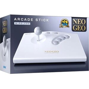 NEOGEO AES+ Arcade Stick - White - kontroller kép