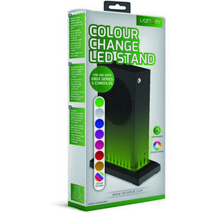 VENOM VS3511 Xbox Series S Multi-Colour LED Stand (Black) kép