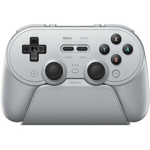 8BitDo Pro 3 Bluetooth Gamepad - Gray - Nintendo Switch / PC kép