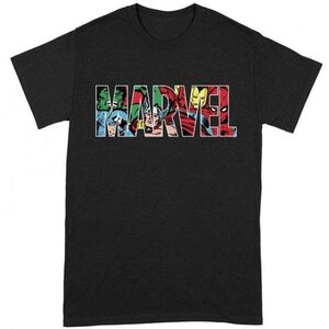Marvel Comics - Logo Character Infill - XL-es póló kép