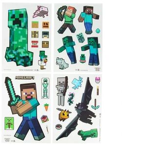 Minecraft: Characters, ablak matricák kép