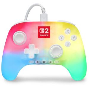 PowerA Advantage Wired Controller for Nintendo Switch 2 with Lumectra - White kép