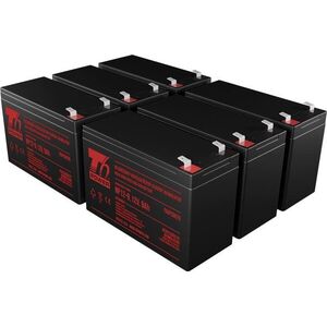 T6 Power Dell 1920W Rack UPS kompatibilis készlet, VRLA, 12 V kép