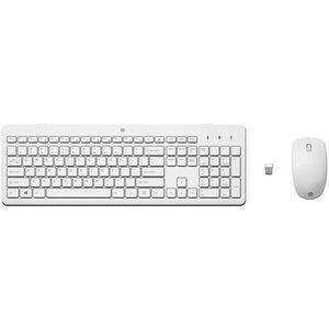 HP 230 Wireless Mouse Keyboard White - HU kép