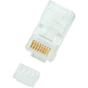Datacom, RJ45, CAT6, UTP, 8p8c, nem árnyékolt, vezetékre, 10-pack kép