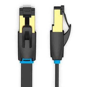 Vention Flat Cat.8 Patch Cable, 3m, fekete kép