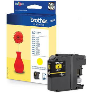 Brother LC-121Y, sárga kép