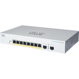CISCO CBS220 Smart 8-port GE, PoE, Ext PS, 2x1G SFP kép
