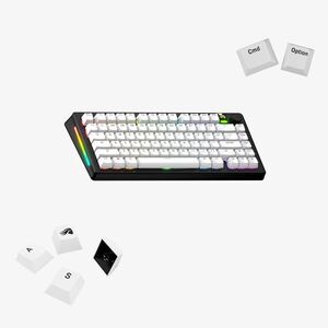 Glorious Gaming GPBT Keycaps White - US Layout kép