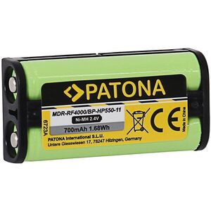 PATONA fejhallgató akkumulátor Sony BP-HP550-11 700mAh Ni-Mh 2.4V MDR-RF4000 kép