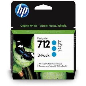 HP 3ED77A sz. 712 ciánkék multipack kép