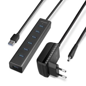 AXAGON HUE-SA7BP 7-Port USB 3.0 CHARGING hub kép