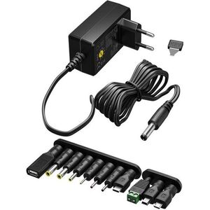 Goobay, 230 V, 3-12 V DC, 1500 mA, univerzális hálózati adapter kép