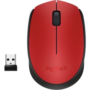 Logitech Wireless Mouse M171 piros kép