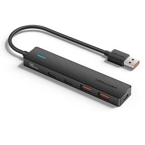 Vention 5-in-1 USB 3.2 to 2 x USB-C / 2 x USB 3.2 Gen 2 10G Hub 0.15M Black kép