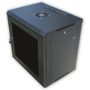 Datacom 19" RACK 12U, egyrészes, fekete kép