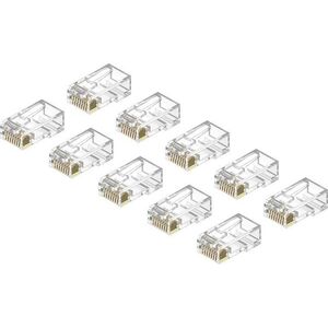 AlzaPower Patch CAT6 UTP RJ45 8p8c árnyékolatlan, hajtogatott, vezetékre, 10-es csomagban kép