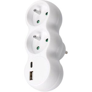 Solight, 2×10 A, USB A+C töltő, 12 W kép