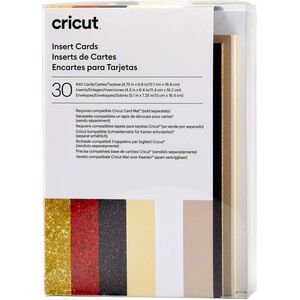 Cricut Insert Cards Glitz & Glam R40 - 12, 1 cm × 16, 8 cm, 30-pack kép