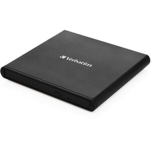 VERBATIM CD/DVD Slimline + Nero, fekete kép