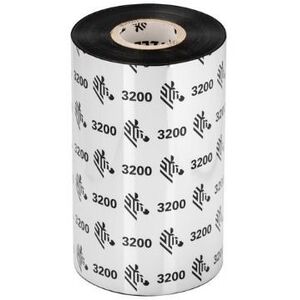 Zebra TTR szalag 3200, fekete, viasz/gyanta, szélesség 110 mm, hosszúság 300 m, mag 25mm kép