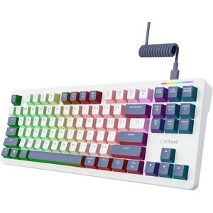 Trust GXT872 XYRA TKL Mechanical Swappable Padded Gaming Keyboard kép