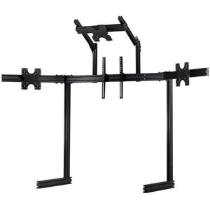 Next Level Racing ELITE Free Standing Quad Monitor Stand, különálló, 4 monitorhoz, fekete kép