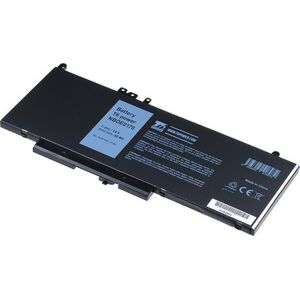 T6 Power Dell Latitude 14 E5470 kompatibilis, Li-Poly, 7, 6 V, 8100 mAh (62 Wh), fekete kép