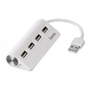 HAMA USB 2.0 HUB (4 DB USB port) Fehér kép