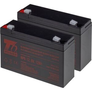T6 Power APC RBC3 kompatibilis készlet, VRLA, 6 V kép