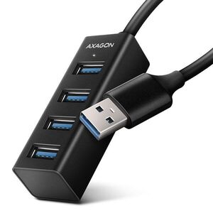 AXAGON HUE-M1A MINI Hub USB-A, metal kép