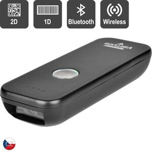 Virtuos CCD 2D Virtuos HW-856A mini olvasó, vezeték nélküli, BT, USB-C, zsebméretű, fekete kép