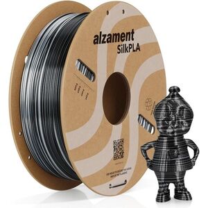 Alzament PLA Silk Candy 1 kg Black + Silver kép