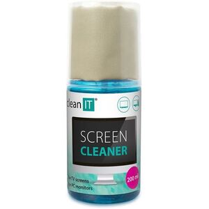 CLEAN IT képernyőtisztító oldat törlőkendővel a kupakban kép