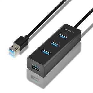 AXAGON HUE-S2BL 4-Port USB 3.0 CHARGING hub kép
