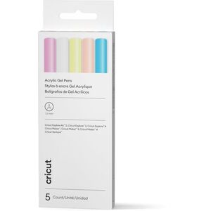 Cricut Acrylic gel pens 1, 0mm - pink, white, orange, blue, black kép
