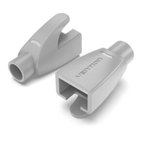 Vention RJ45 Strain Relief Boots Gray PVC Type 100 Pack kép
